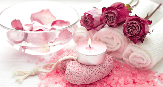 Spa Secrets for a Beautiful Rose-Filled Valentine's at Home