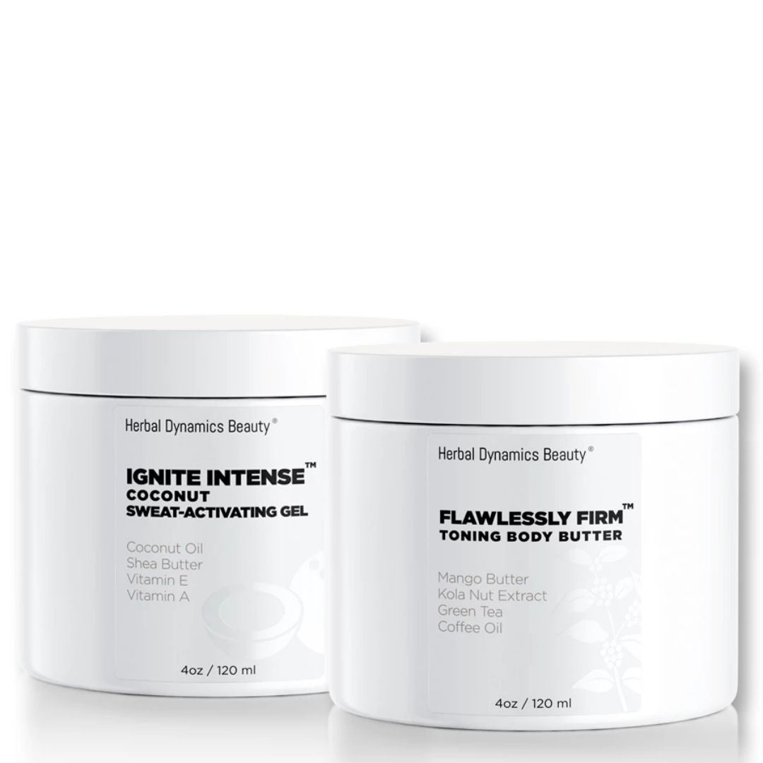 FLAWLESSLY FIT!™ KIT: COCONUT SWEAT ACTIVATING GEL + FLAWLESSLY FIRM TONING BODY BUTTER DUO